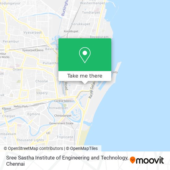 Sree Sastha Institute of Engineering and Technology map