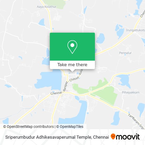 Sriperumbudur Adhikesavaperumal Temple map