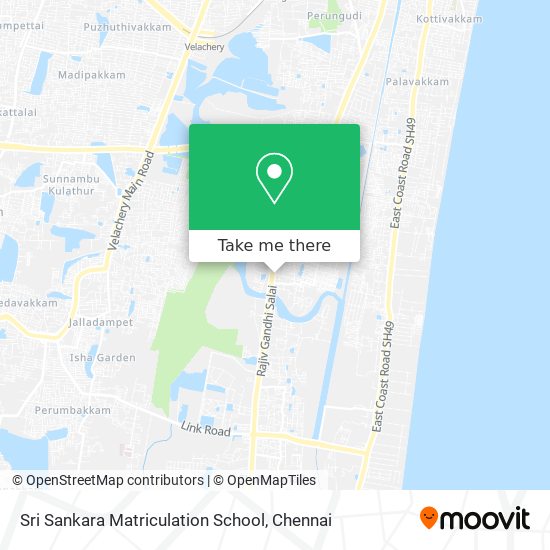 Sri Sankara Matriculation School map