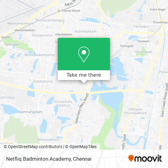 Netfliq Badminton Academy map