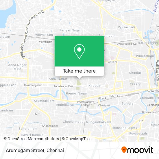 Arumugam Street map