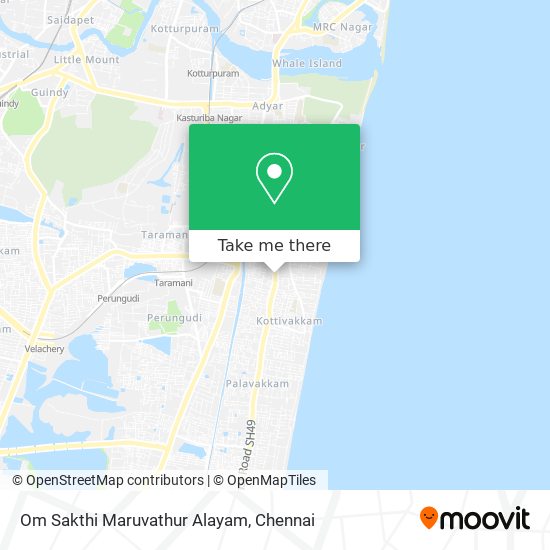 Om Sakthi Maruvathur Alayam map
