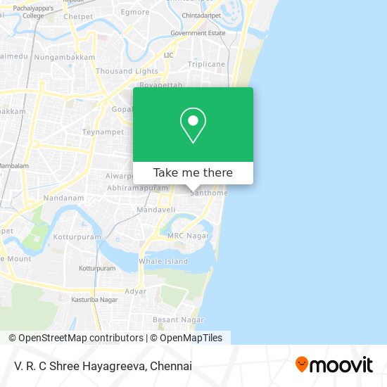 V. R. C Shree Hayagreeva map