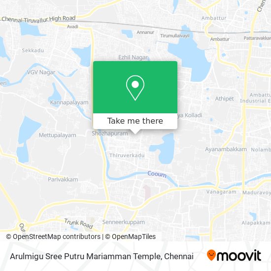Arulmigu Sree Putru Mariamman Temple map