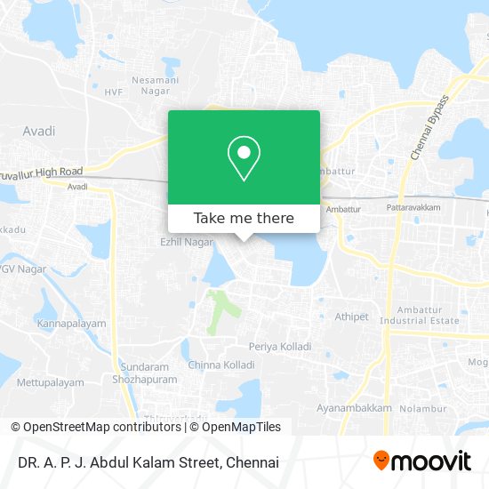 DR. A. P. J. Abdul Kalam Street map