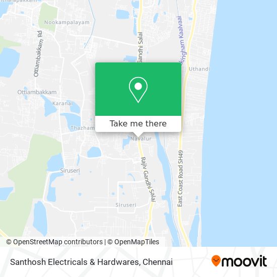 Santhosh Electricals & Hardwares map