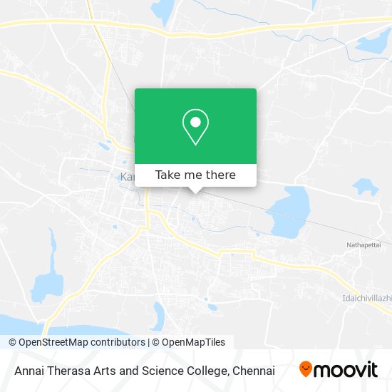 Annai Therasa Arts and Science College map
