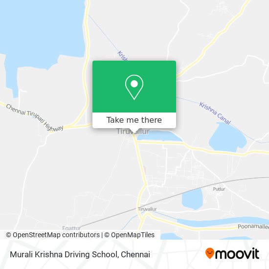 Murali Krishna Driving School map