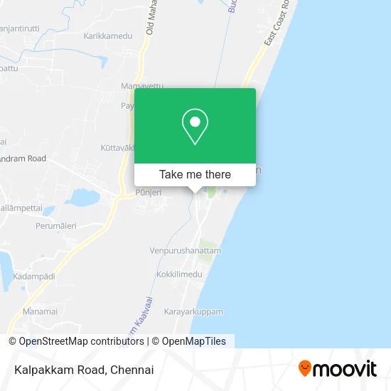 Kalpakkam Road map