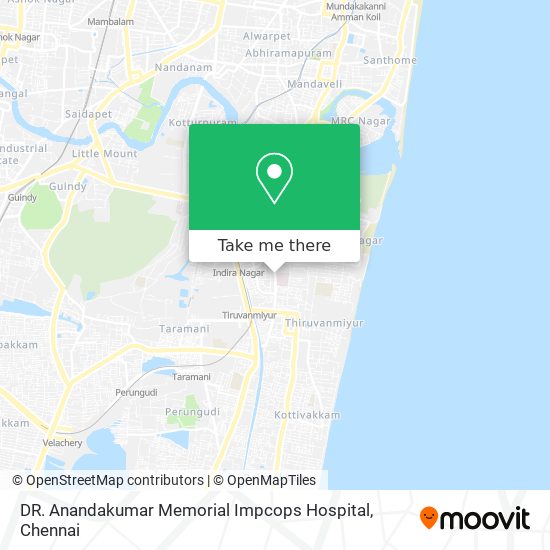 DR. Anandakumar Memorial Impcops Hospital map