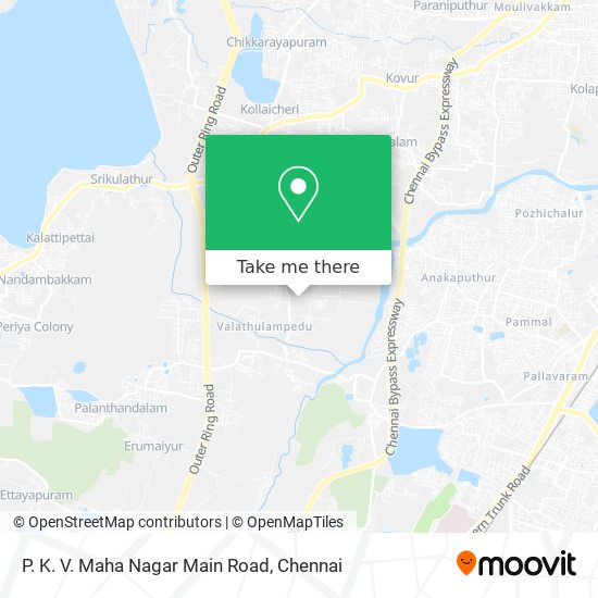 P. K. V. Maha Nagar Main Road map