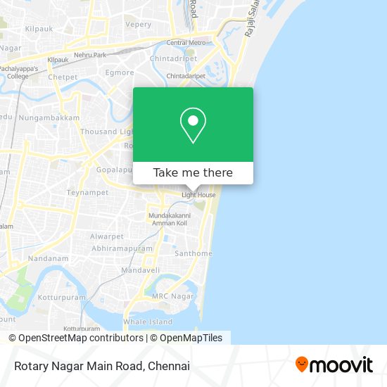 Rotary Nagar Main Road map