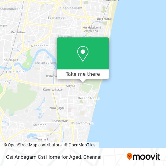 Csi Anbagam Csi Home for Aged map