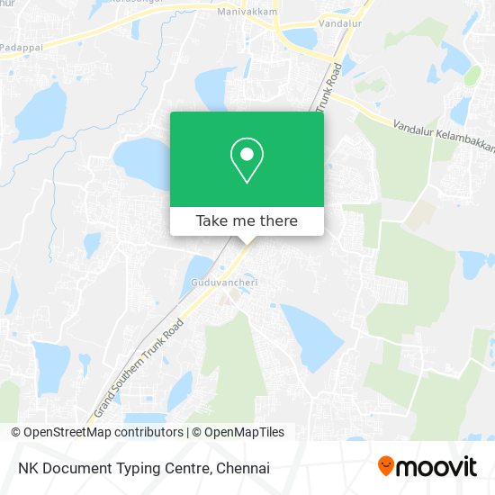 NK Document Typing Centre map