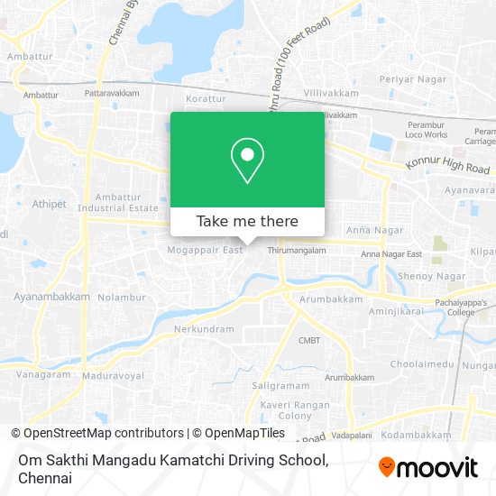 Om Sakthi Mangadu Kamatchi Driving School map