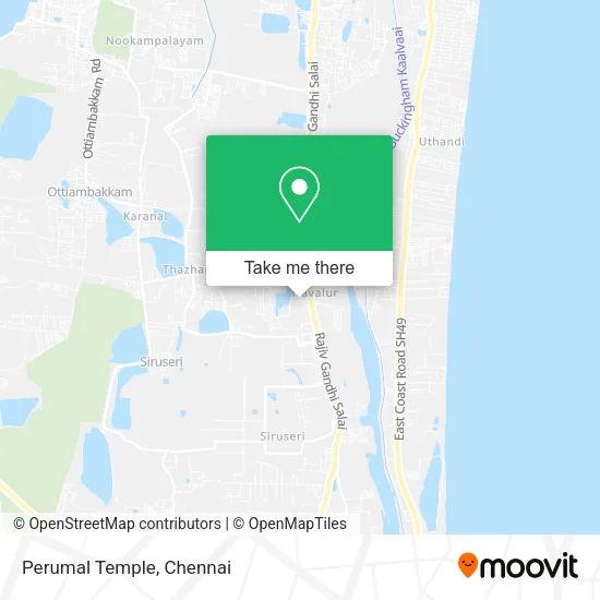 Perumal Temple map