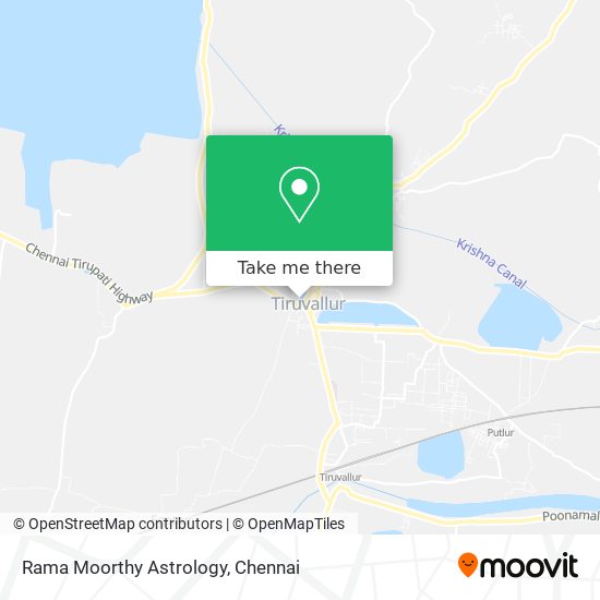 Rama Moorthy Astrology map