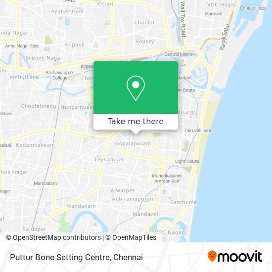 Puttur Bone Setting Centre map