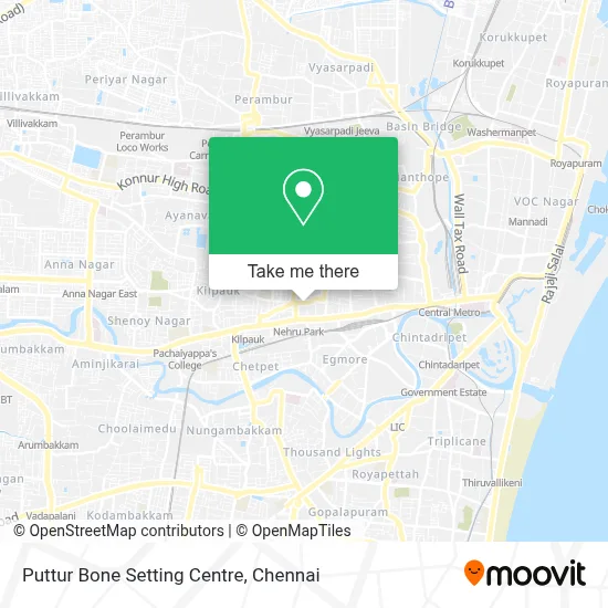 Puttur Bone Setting Centre map
