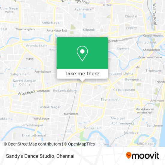 Sandy's Dance Studio map