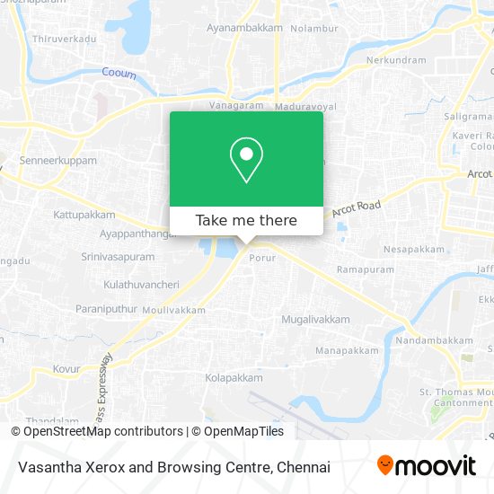 Vasantha Xerox and Browsing Centre map