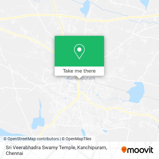 Sri Veerabhadra Swamy Temple, Kanchipuram map