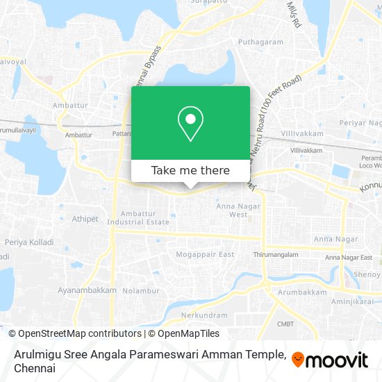 Arulmigu Sree Angala Parameswari Amman Temple map