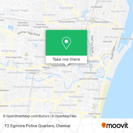 F2 Egmore Police Quarters map