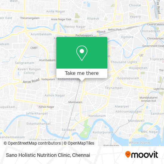 Sano Holistic Nutrition Clinic map