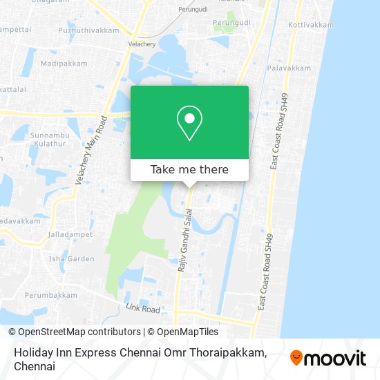 Holiday Inn Express Chennai Omr Thoraipakkam map