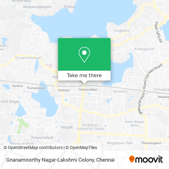 Gnanamoorthy Nagar-Lakshmi Colony map