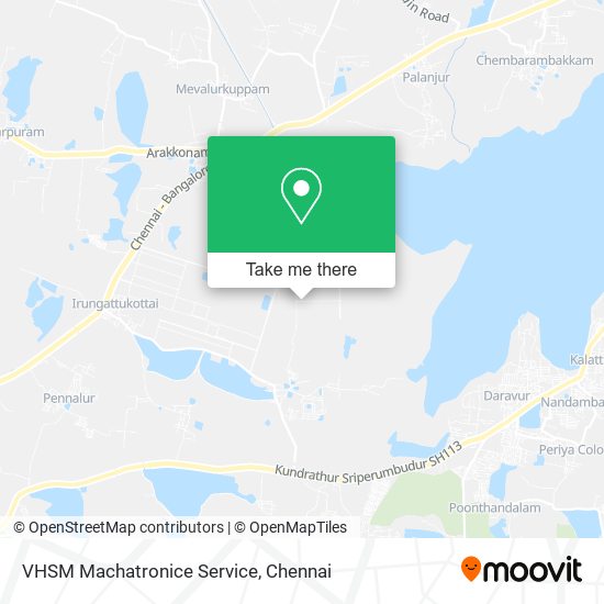 VHSM Machatronice Service map