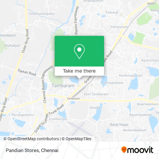 Pandian Stores map