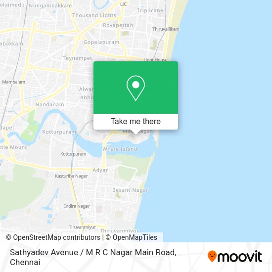 Sathyadev Avenue / M R C Nagar Main Road map