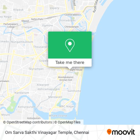 Om Sarva Sakthi Vinayagar Temple map