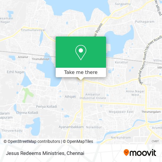Jesus Redeems Ministries map