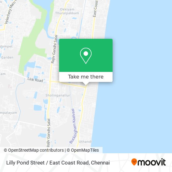 Lilly Pond Street / East Coast Road map