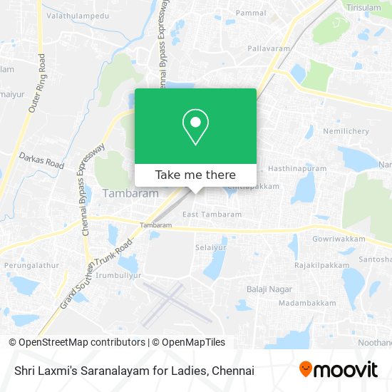Shri Laxmi's Saranalayam for Ladies map