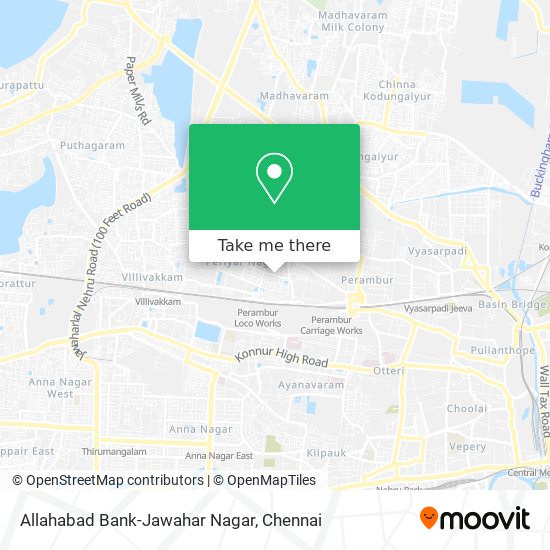 Allahabad Bank-Jawahar Nagar map