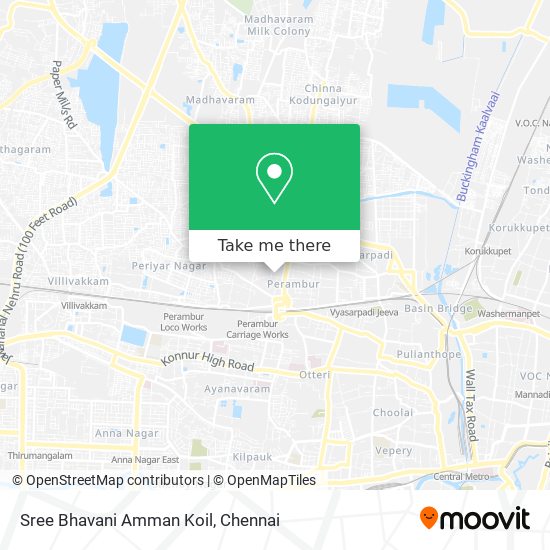 Sree Bhavani Amman Koil map