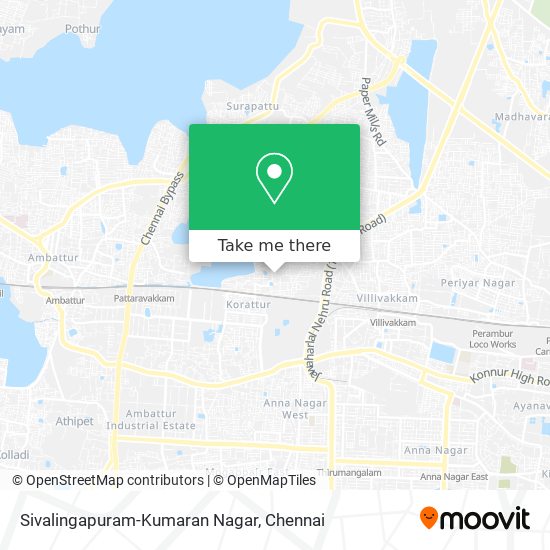 Sivalingapuram-Kumaran Nagar map