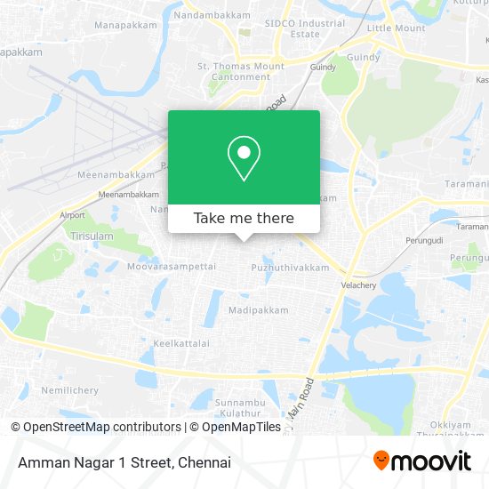 Amman Nagar 1 Street map