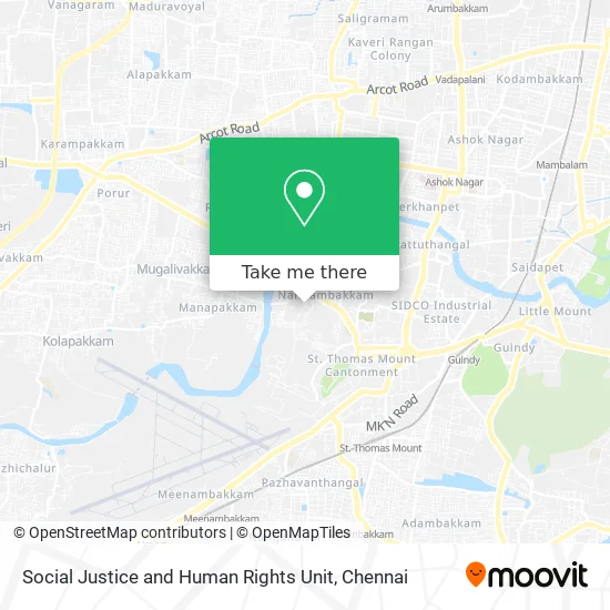 Social Justice and Human Rights Unit map