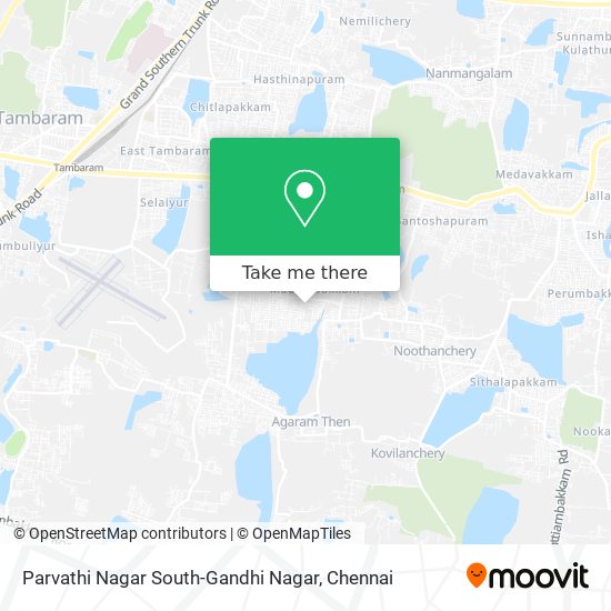 Parvathi Nagar South-Gandhi Nagar map