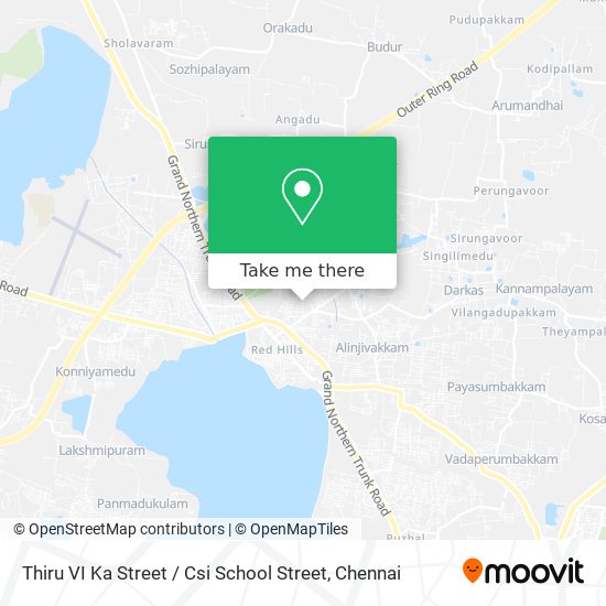 Thiru VI Ka Street / Csi School Street map