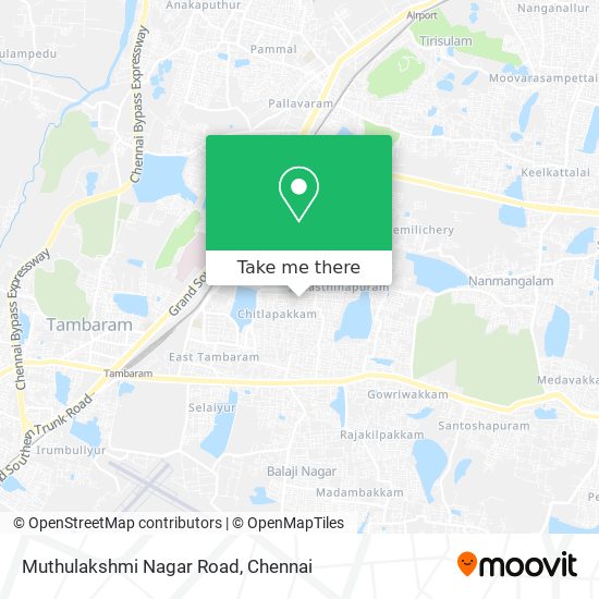 Muthulakshmi Nagar Road map