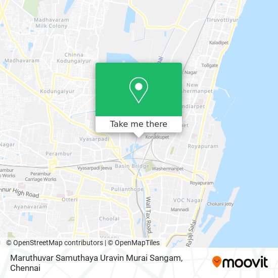 Maruthuvar Samuthaya Uravin Murai Sangam map