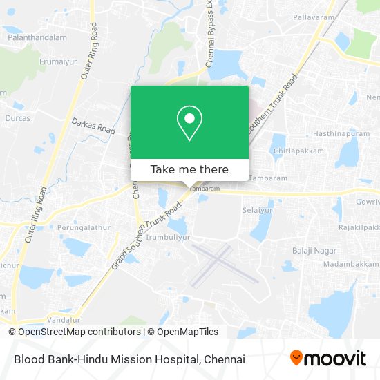 Blood Bank-Hindu Mission Hospital map