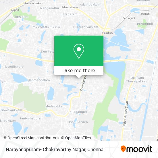Narayanapuram- Chakravarthy Nagar map