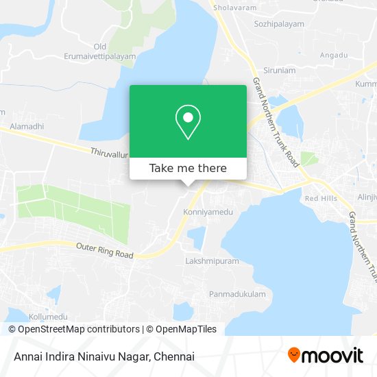 Annai Indira Ninaivu Nagar map